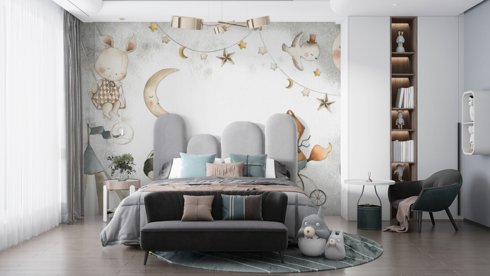 Fototapeta stworzenia dobrze się bawią i spędzają czas grając w gry