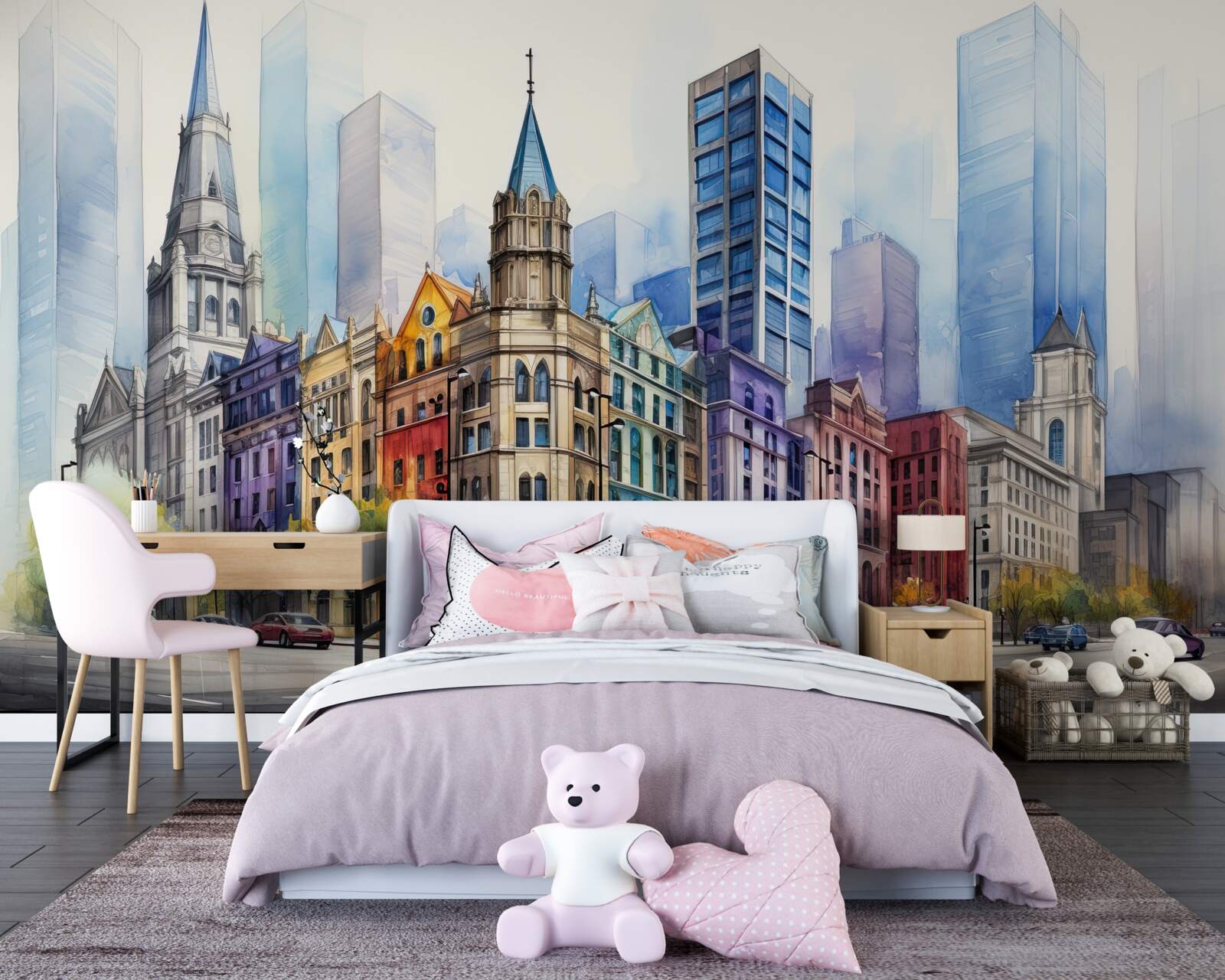 Fototapeta ulica jest narysowana niesamowicie pięknie