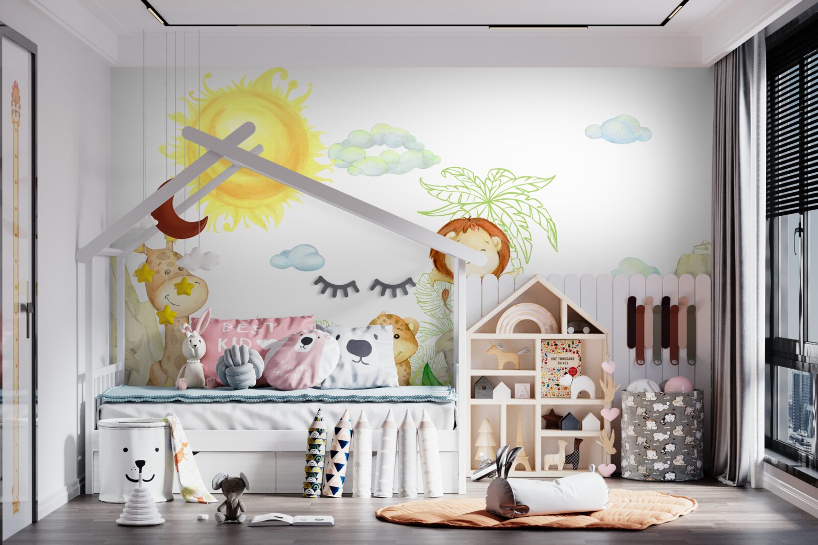 Fototapeta małe zwierzęta dobrze się bawią