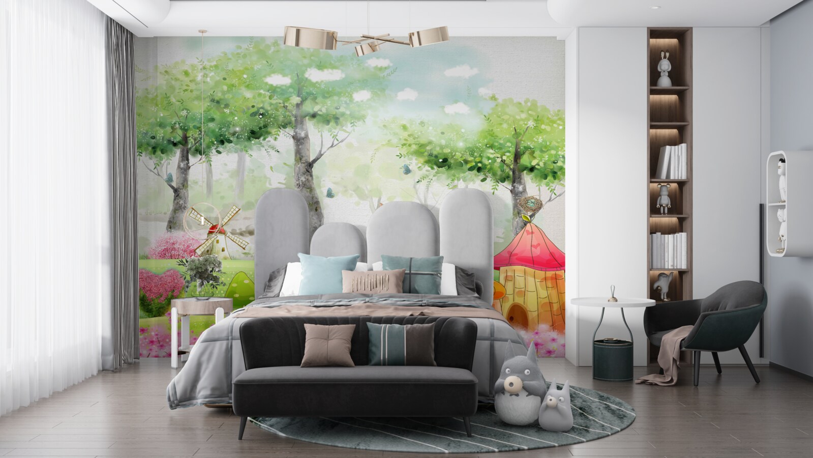 Fototapeta północne zwierzę na jasnej polanie