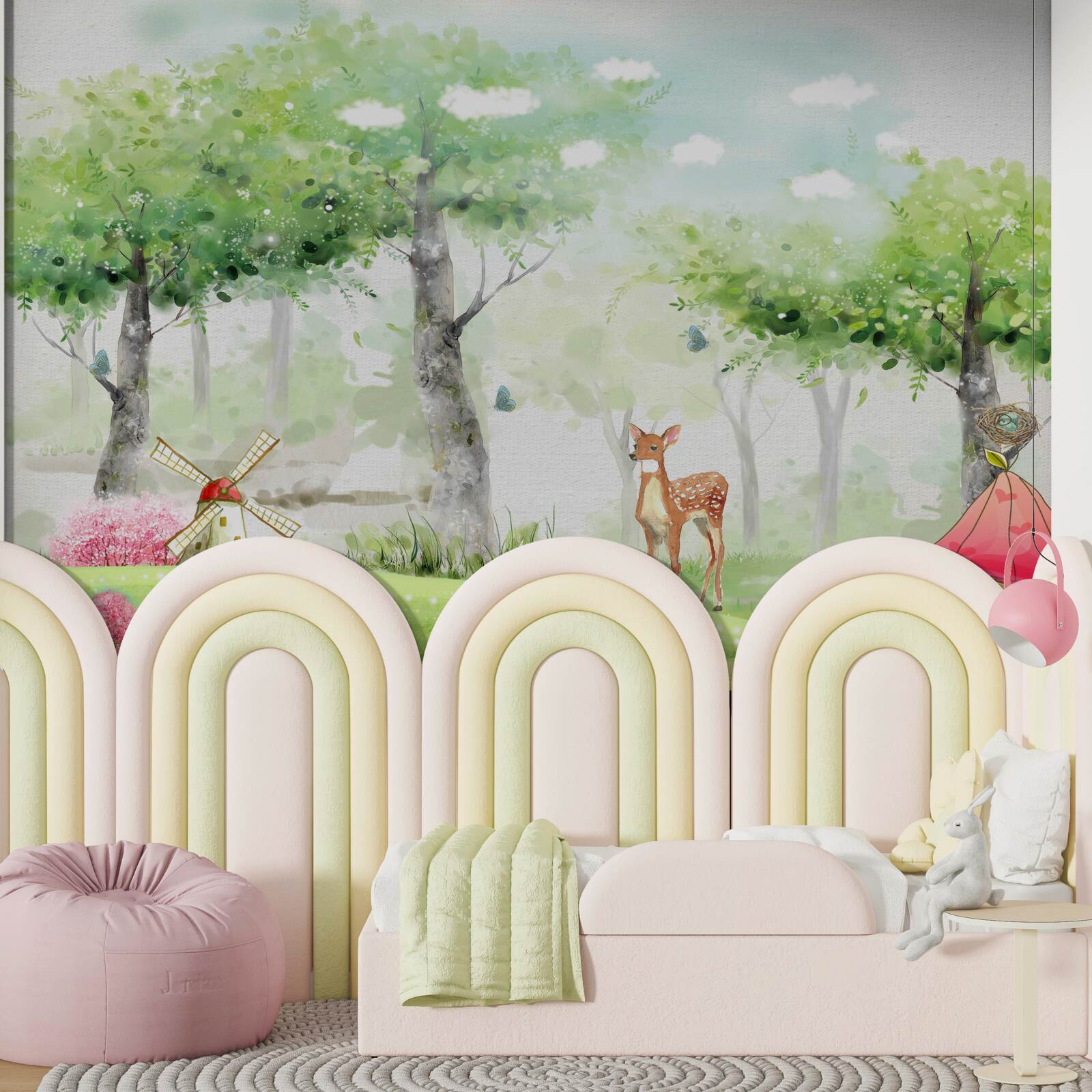 Fototapeta północne zwierzę na jasnej polanie