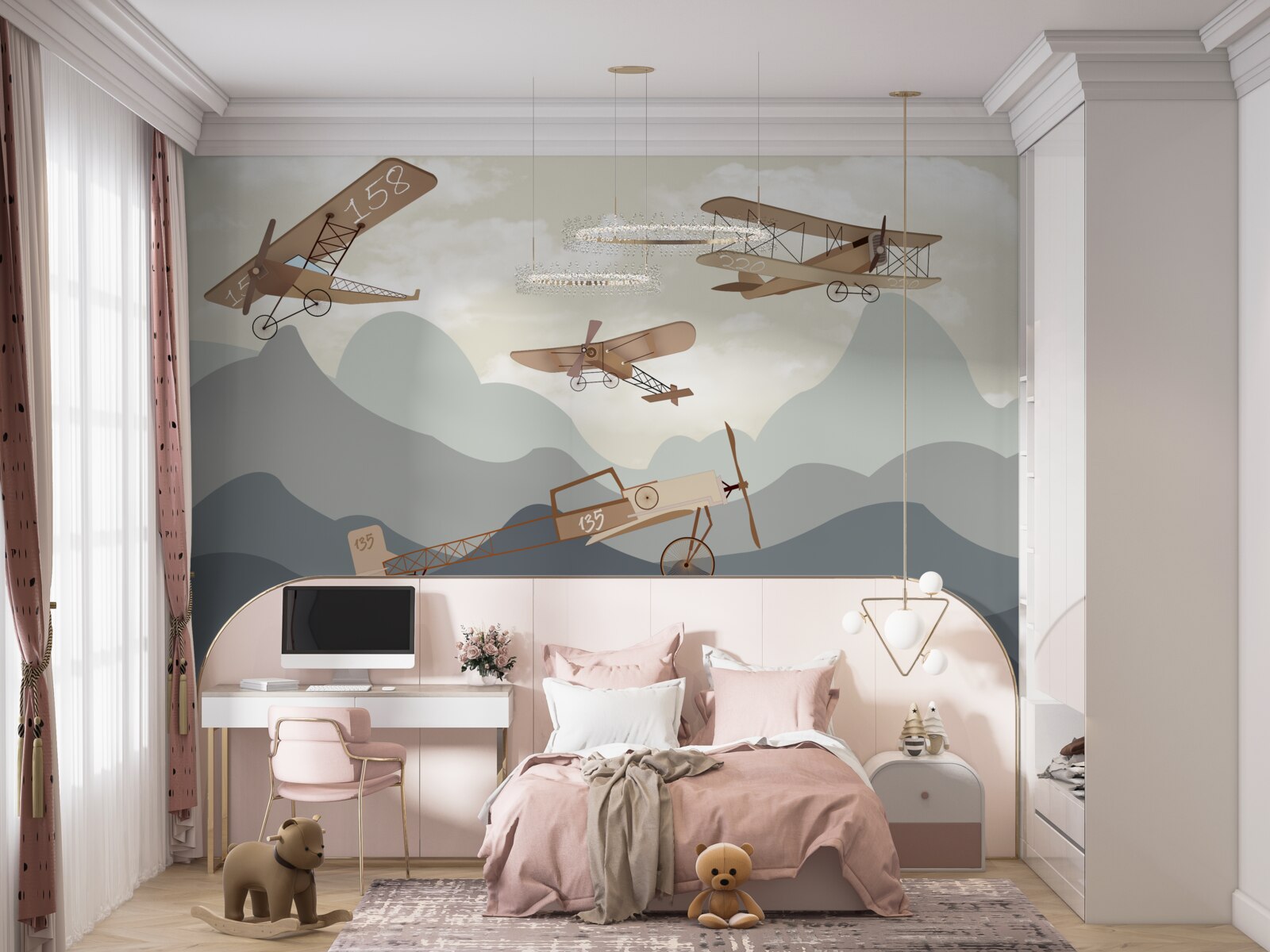 Fototapeta loty zabytkowym samolotem