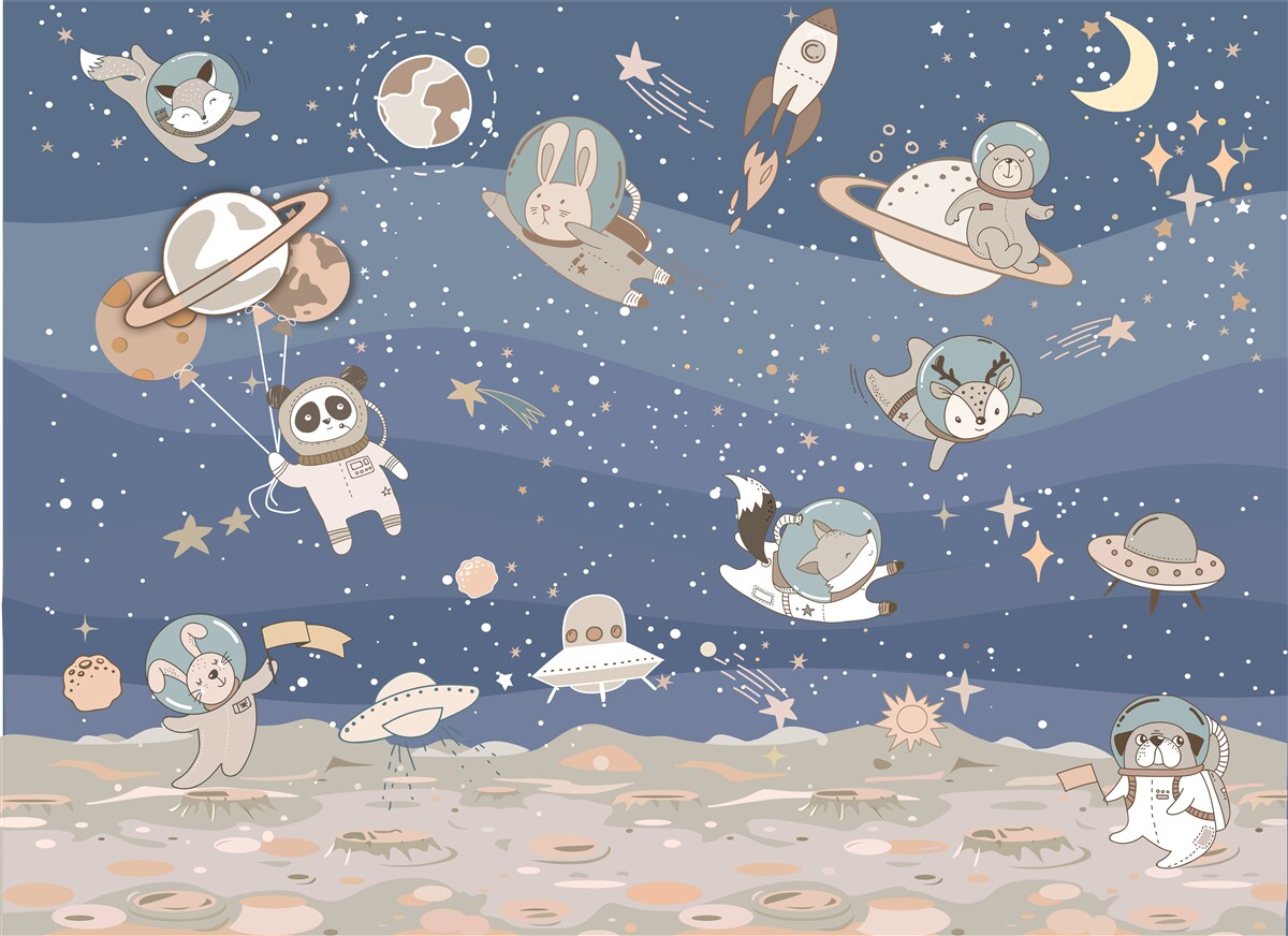 Fototapeta różne stworzenia we wszechświecie