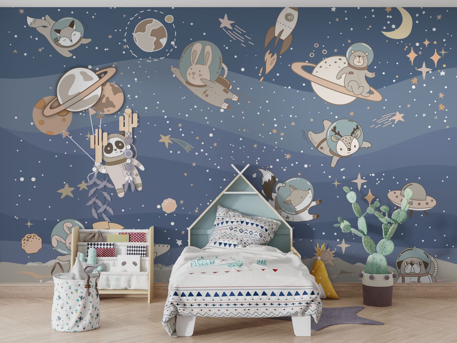 Fototapeta różne stworzenia we wszechświecie