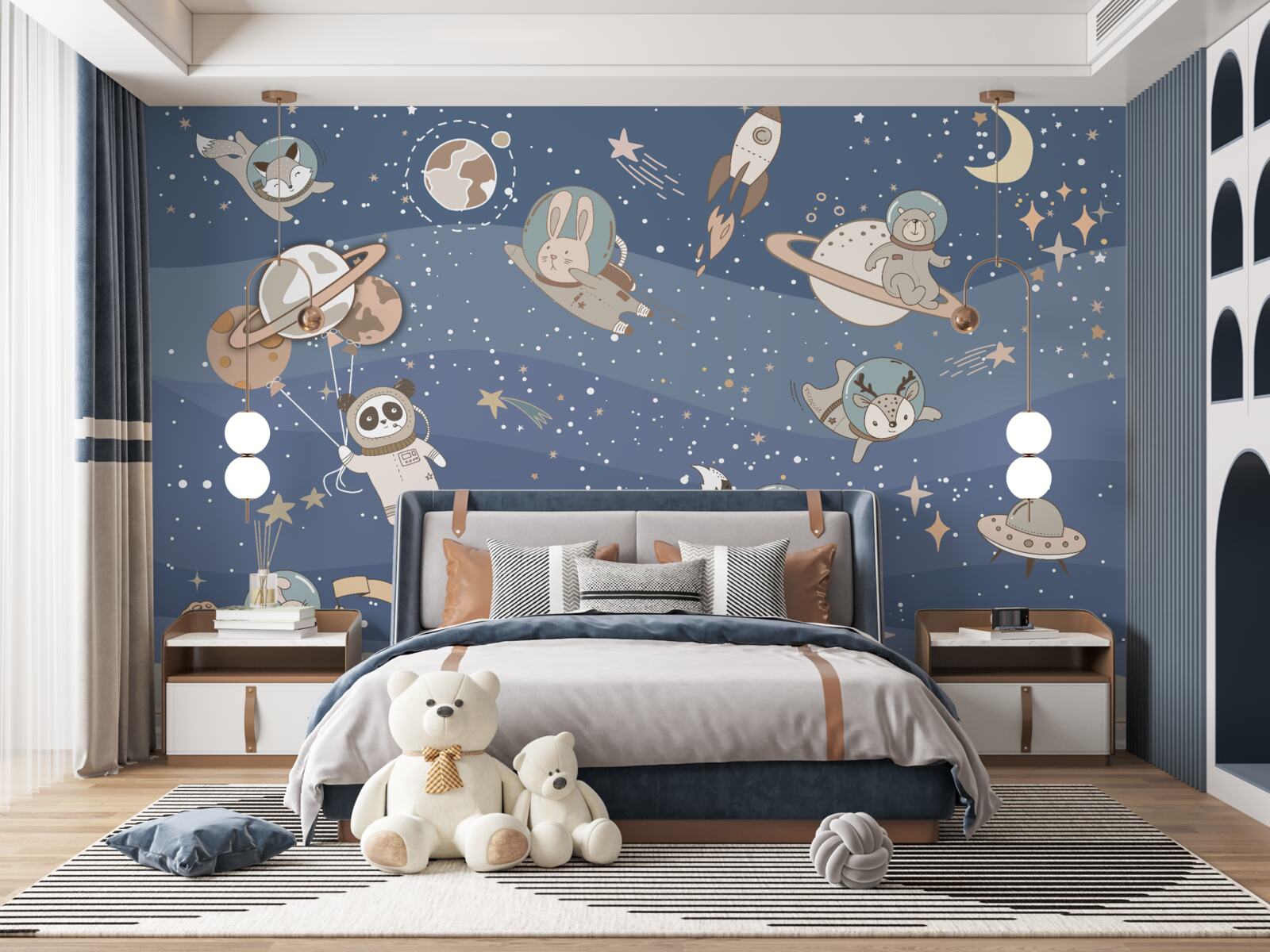 Fototapeta różne stworzenia we wszechświecie