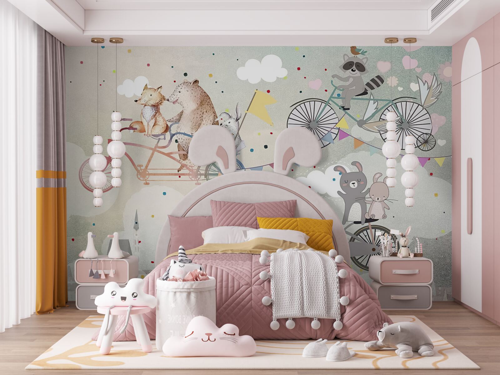 Fototapeta stworzenia na pojazdach dwukołowych