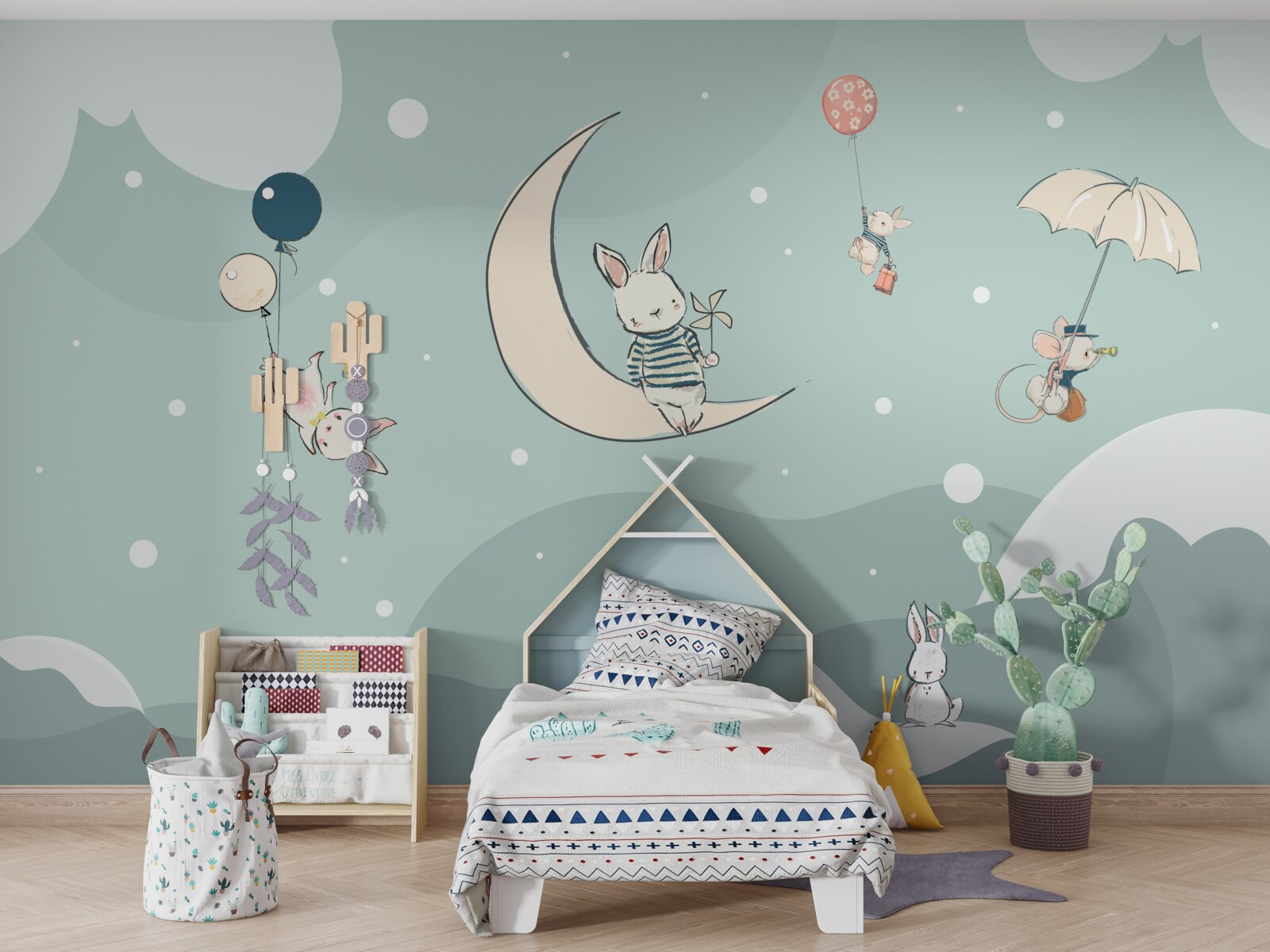 Fototapeta stworzenia bawią się w bezmiarze nieba