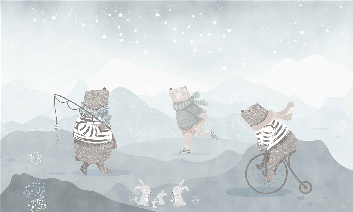 Fototapeta odpoczynkowe niedźwiedzie