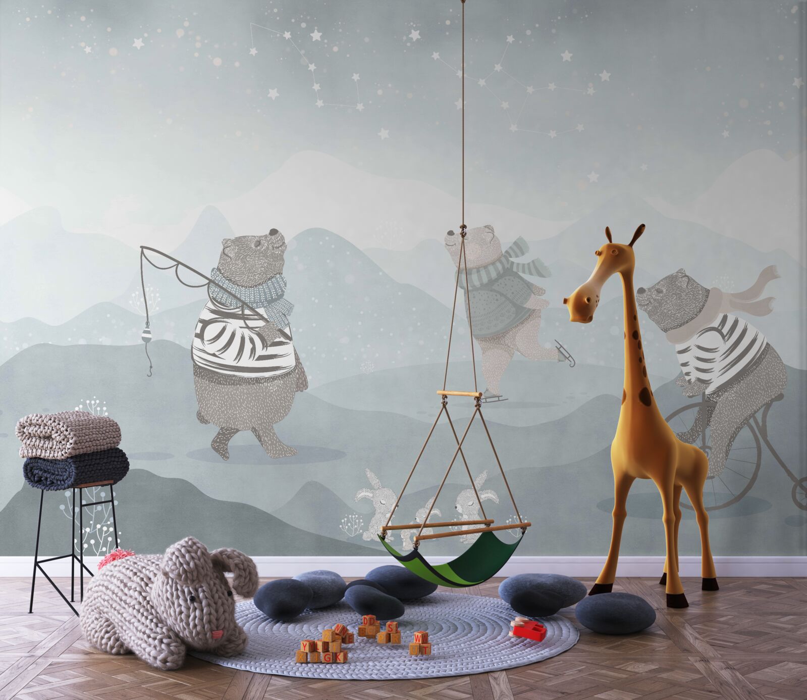 Fototapeta odpoczynkowe niedźwiedzie