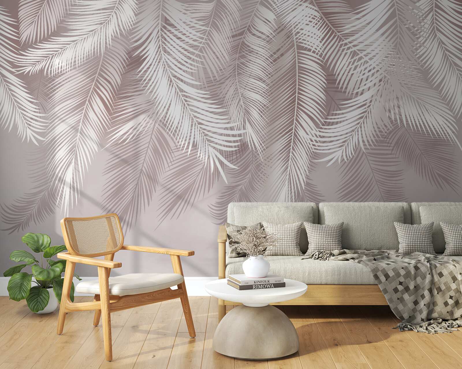 Fototapeta wspaniałe liście palmowe