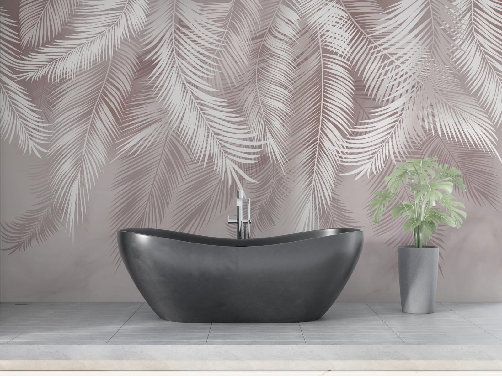 Fototapeta wspaniałe liście palmowe