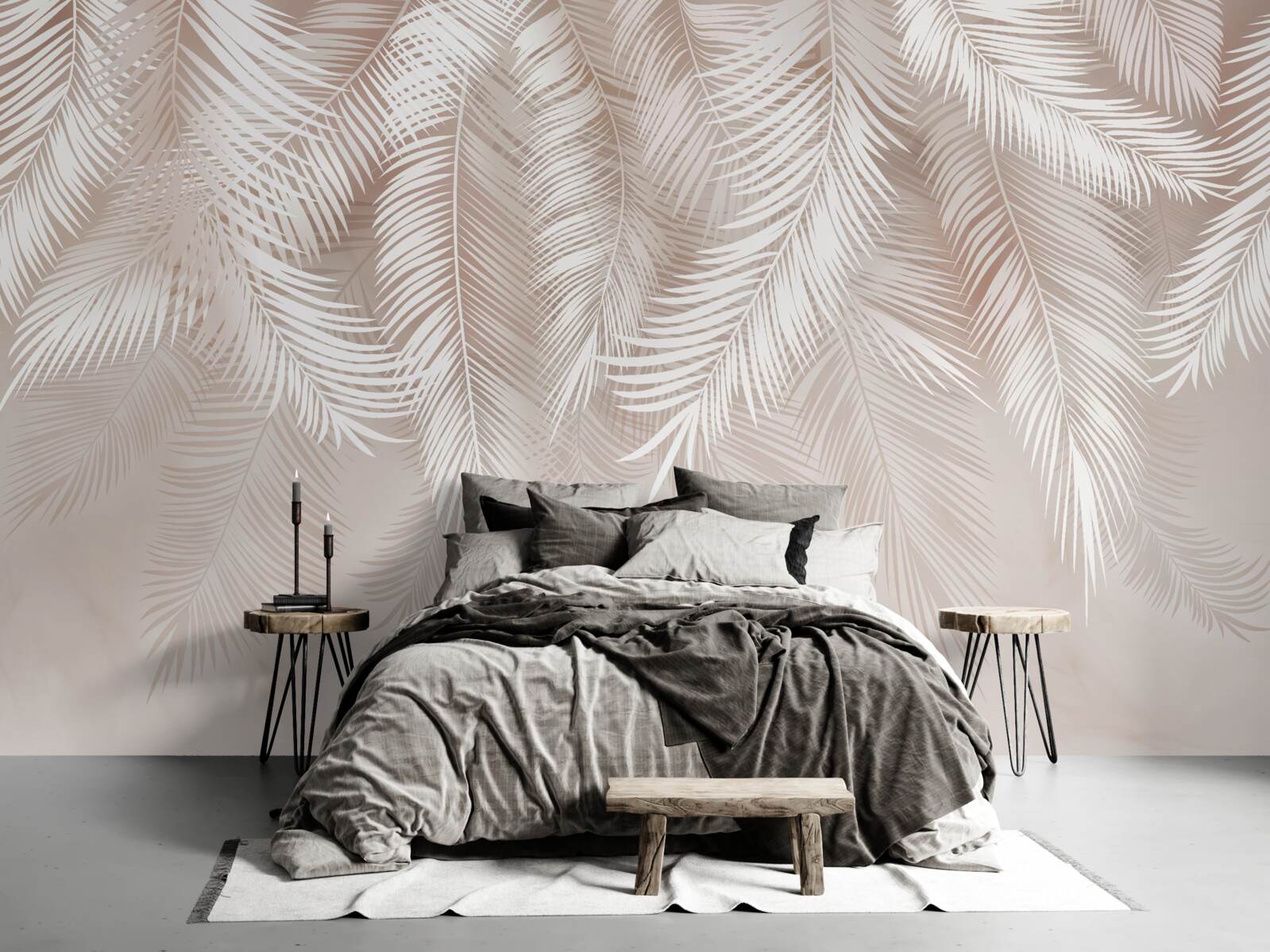 Fototapeta pióra w różowo-jasnych odcieniach