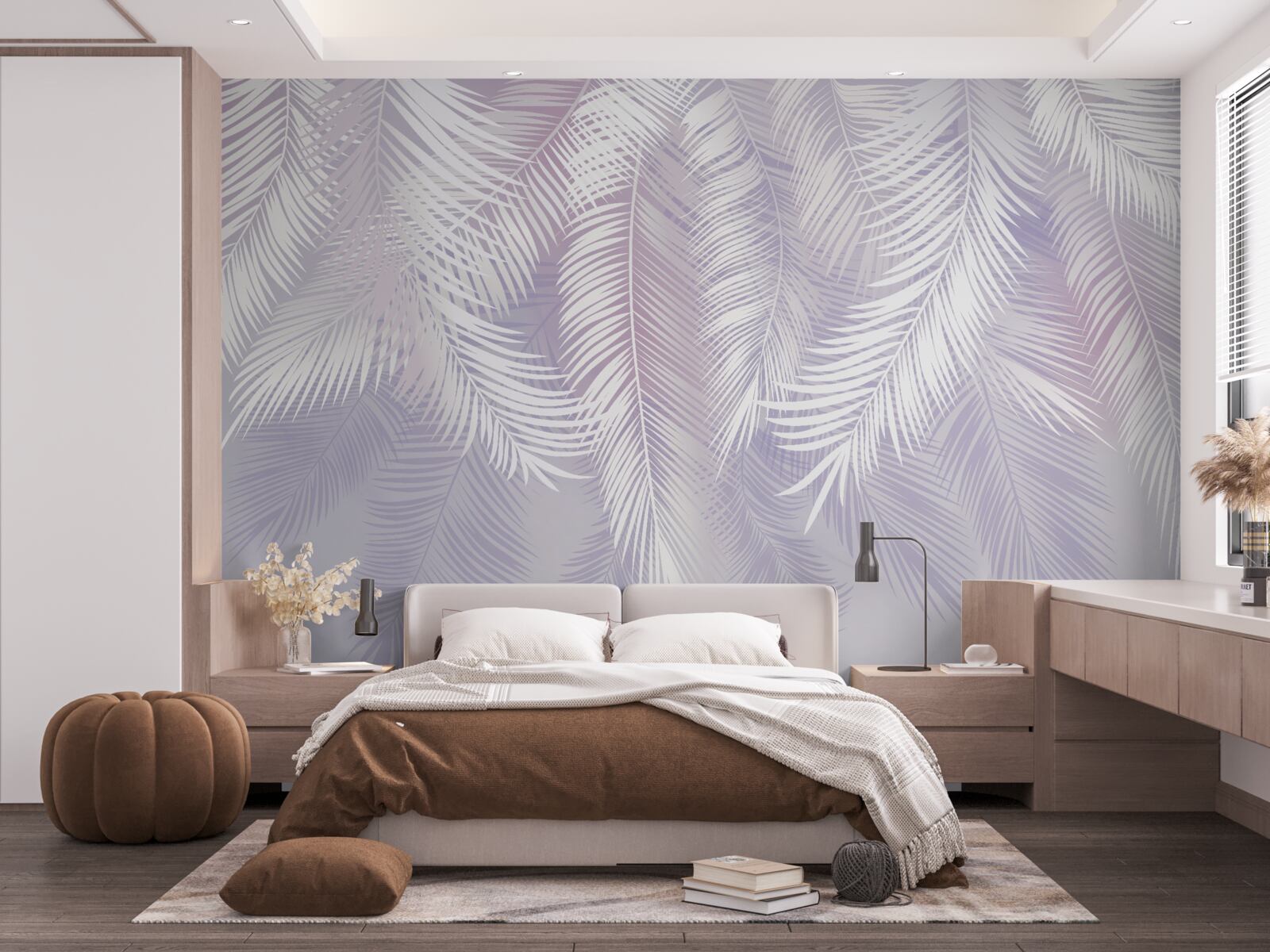 Fototapeta liście tropikalne, które spadają