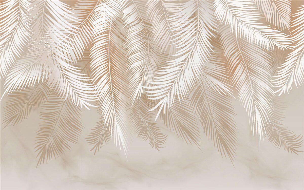 Fototapeta liście palmowe tropików