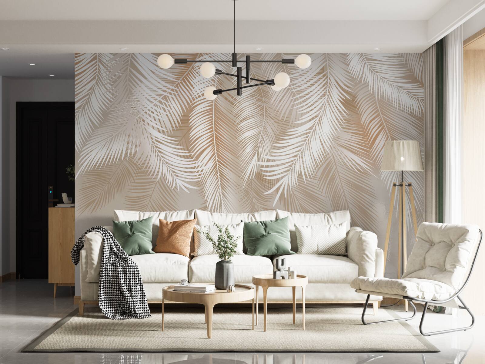 Fototapeta liście palmowe tropików