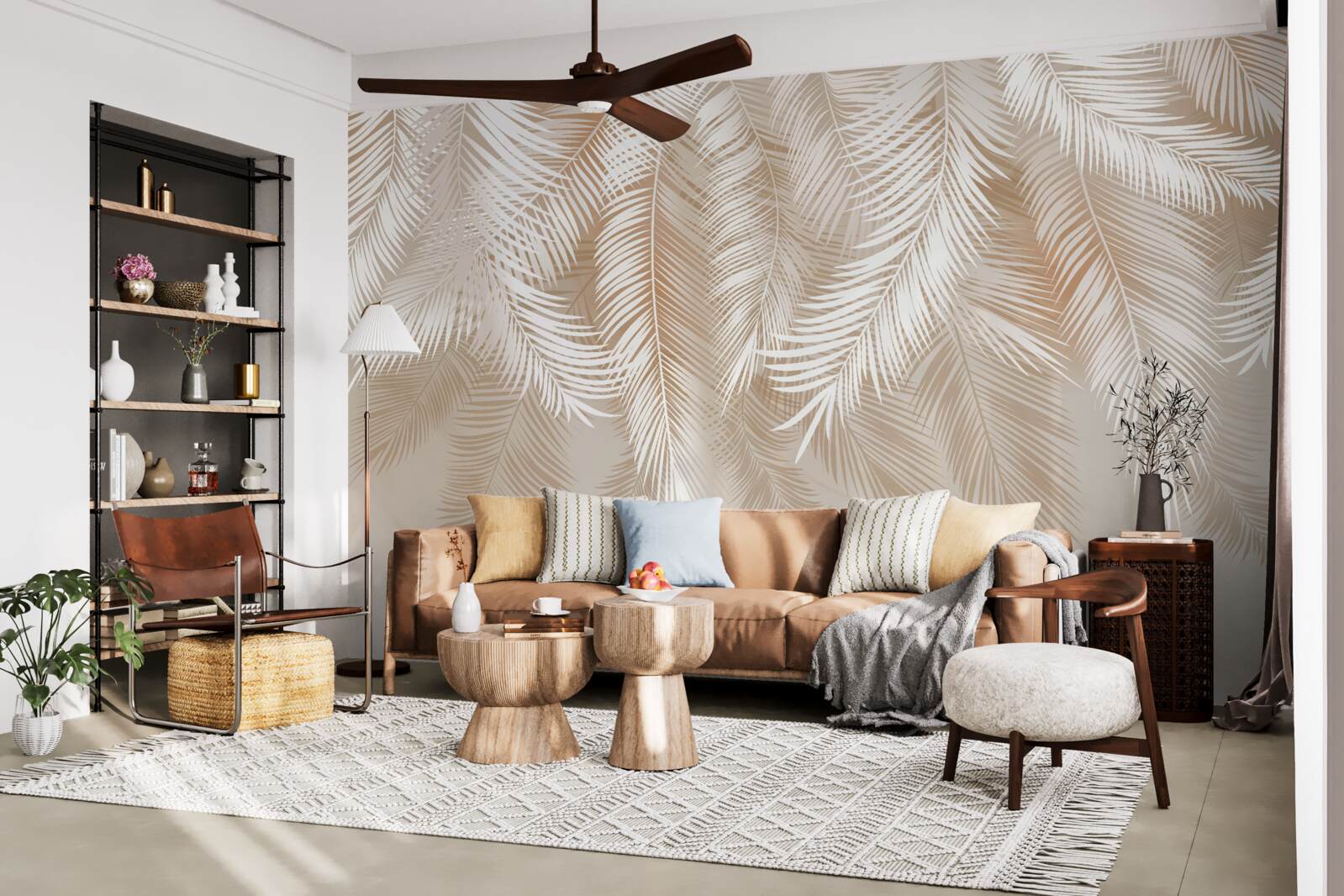 Fototapeta liście palmowe tropików