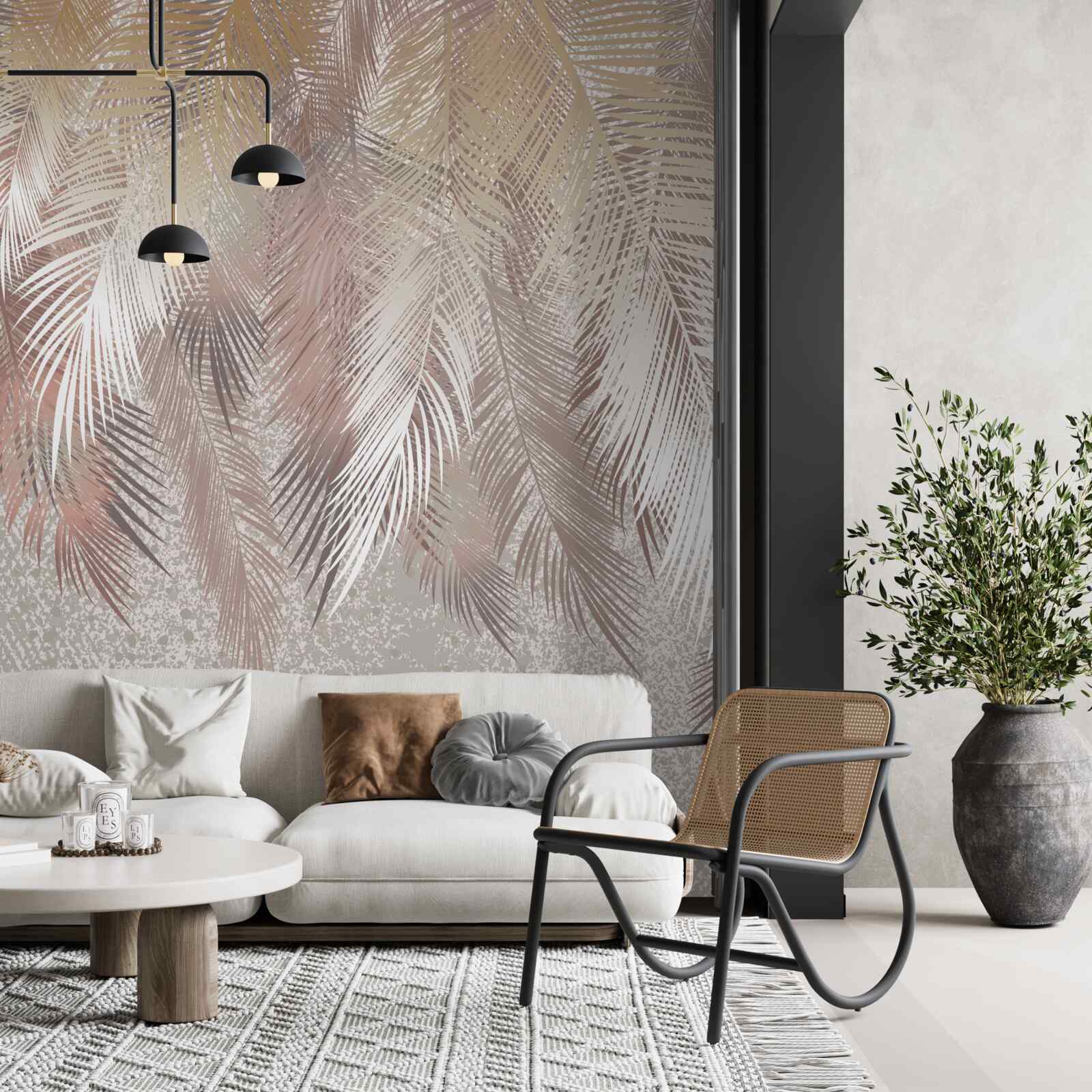 Fototapeta bujne pióropusze dążą do wilgoci