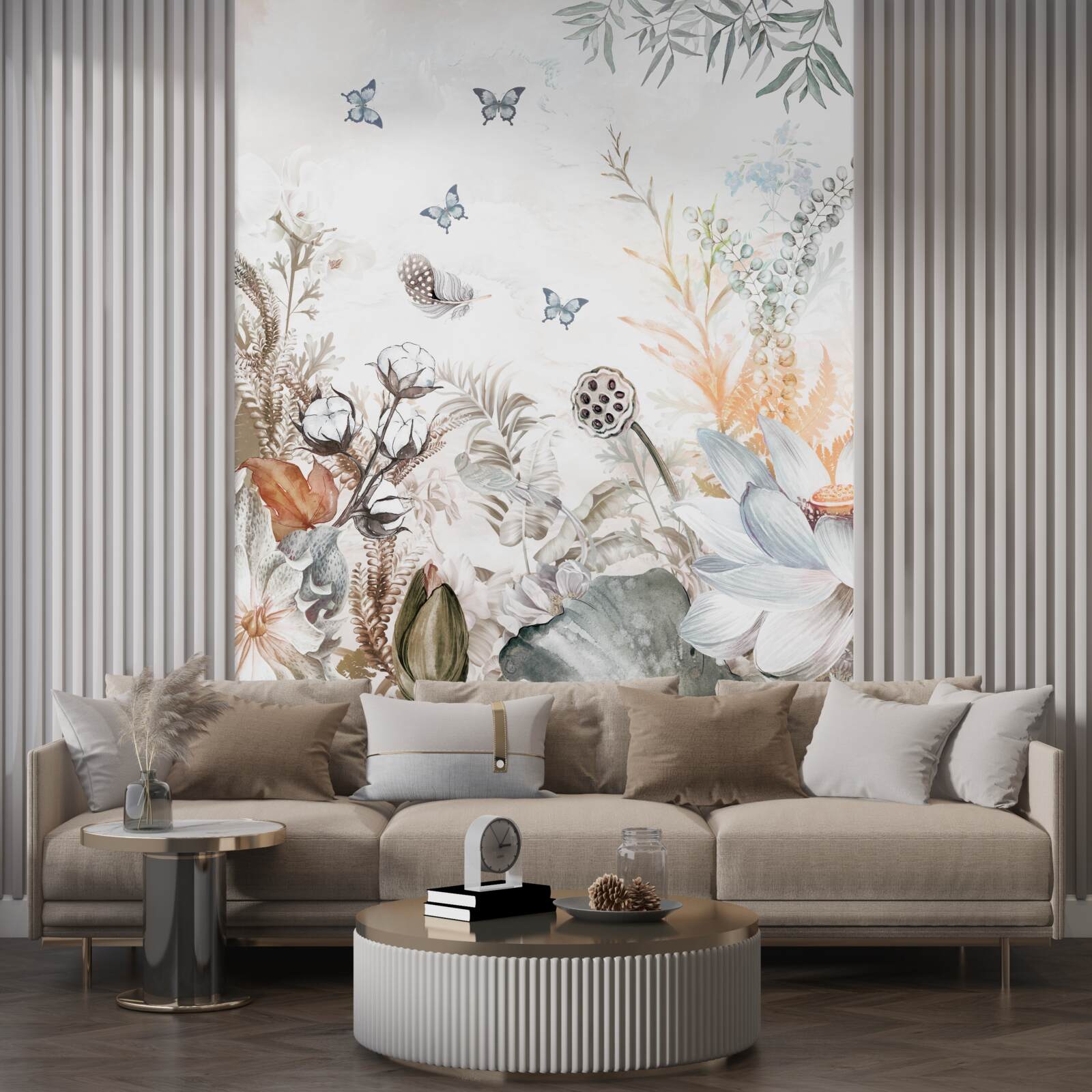 Fototapeta kwitną motyle i lasy tropikalne