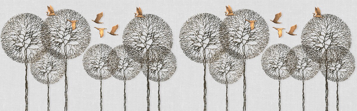 Fototapeta motyle i mlecze