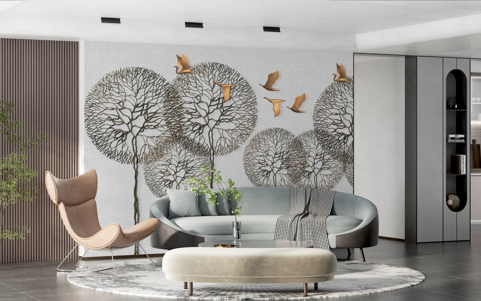 Fototapeta motyle i mlecze