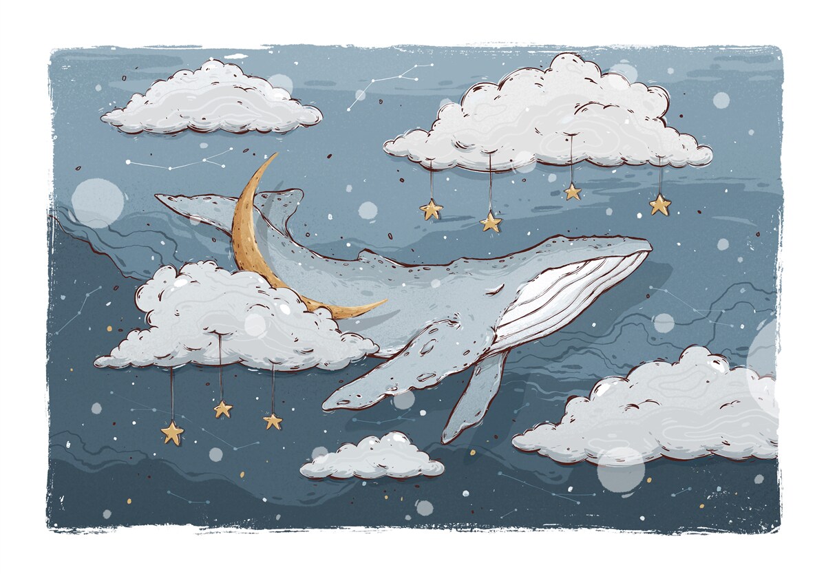 Fototapeta kaszalot chmurny