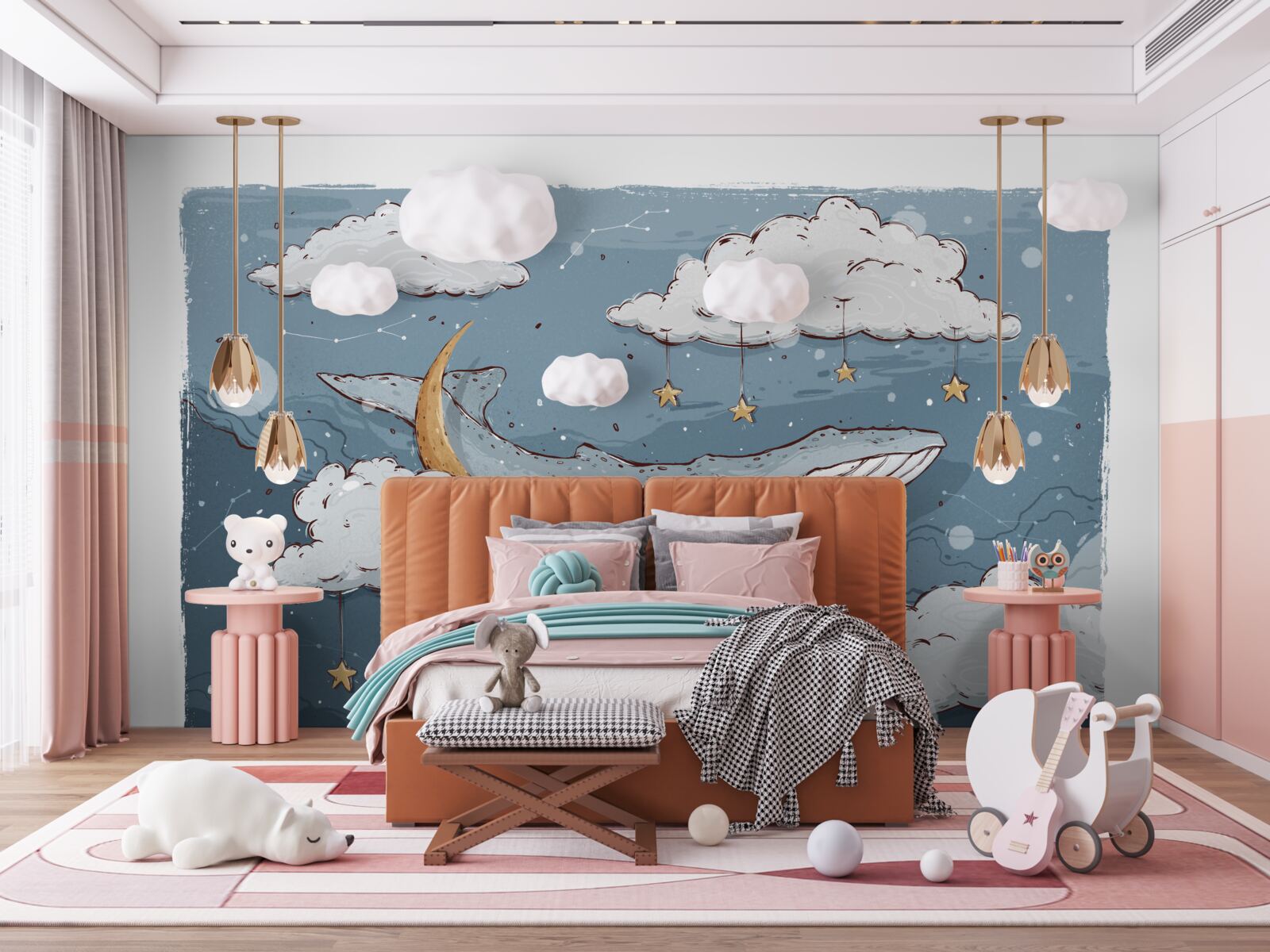 Fototapeta kaszalot chmurny