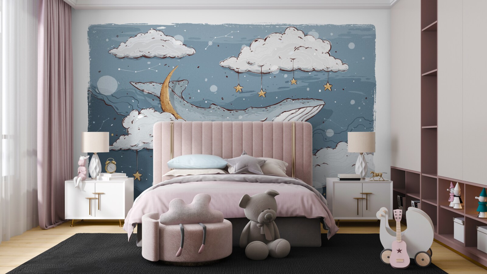 Fototapeta kaszalot chmurny