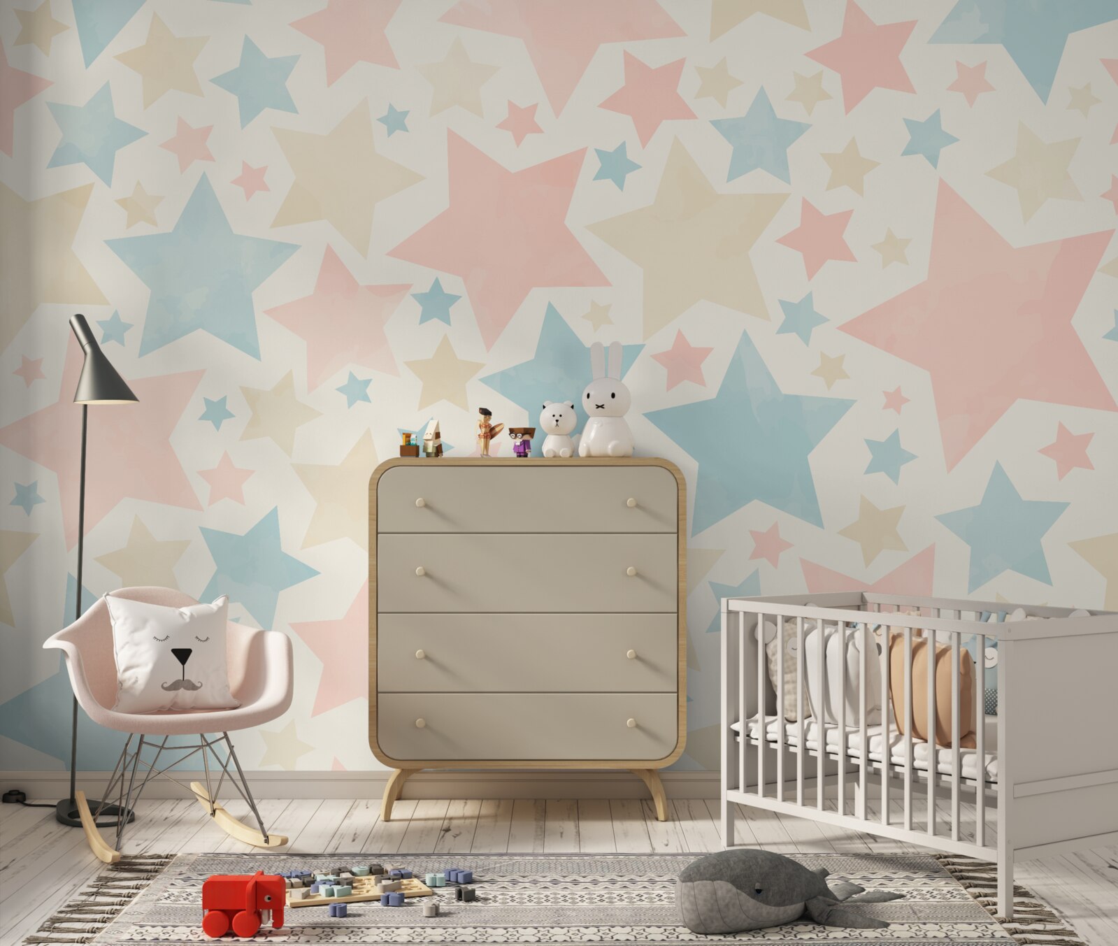 Fototapeta gwiazdy wszystkich kolorów