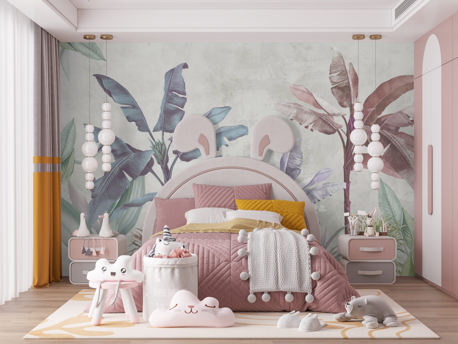 Fototapeta palmy we wszystkich kolorach