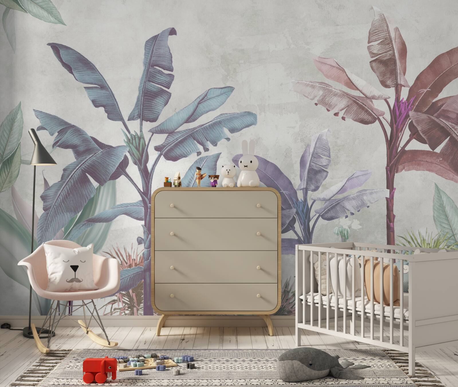 Fototapeta palmy we wszystkich kolorach