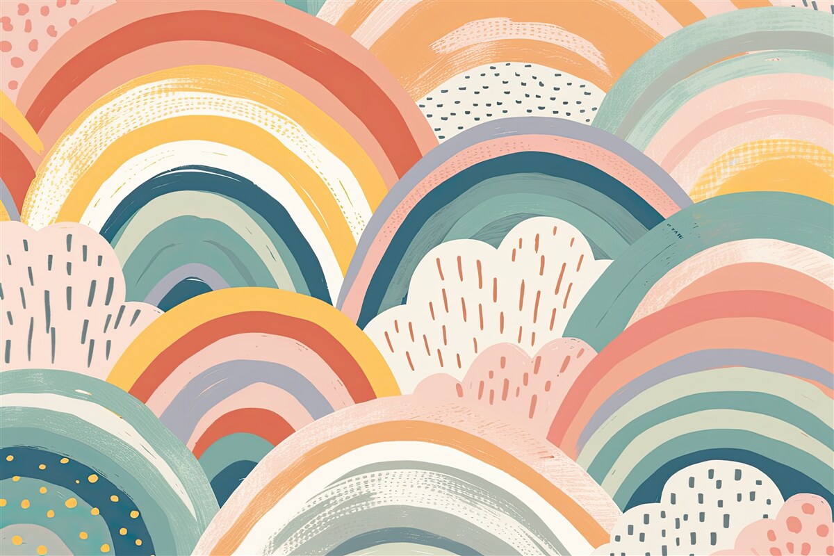 Fototapeta tęcze wszystkich kolorów