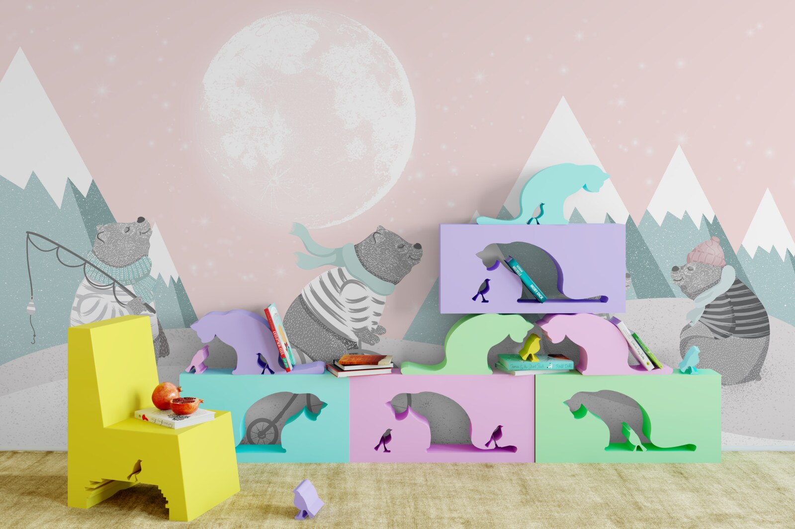 Fototapeta niedźwiedzie górskie