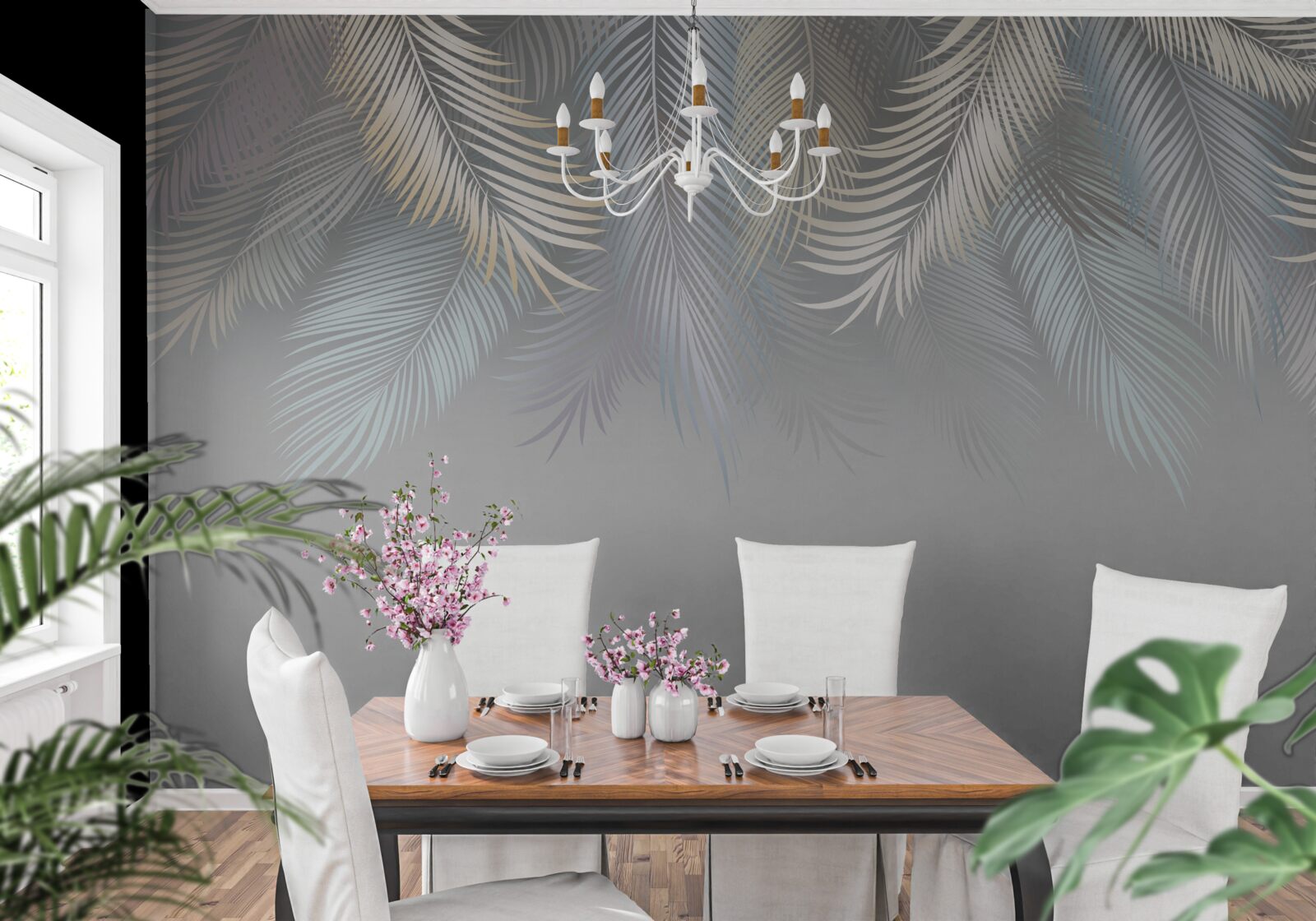 Fototapeta miękkie liście paproci