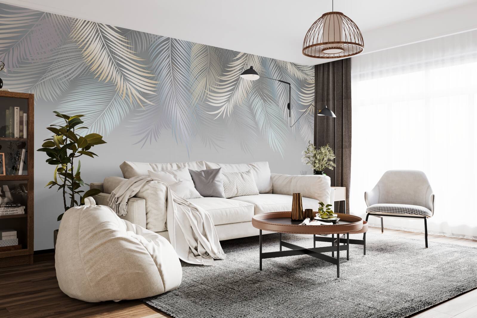 Fototapeta miękkie liście paproci