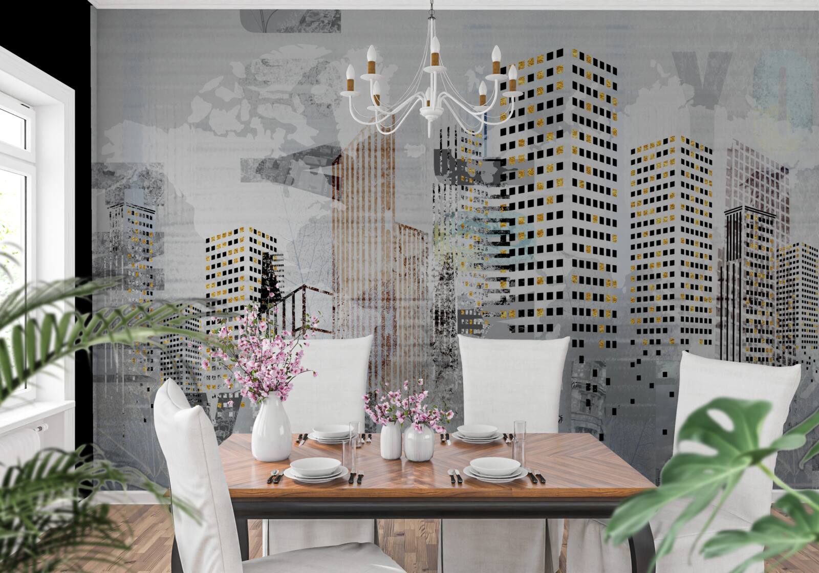 Fototapeta miasto pokazane na zdjęciu