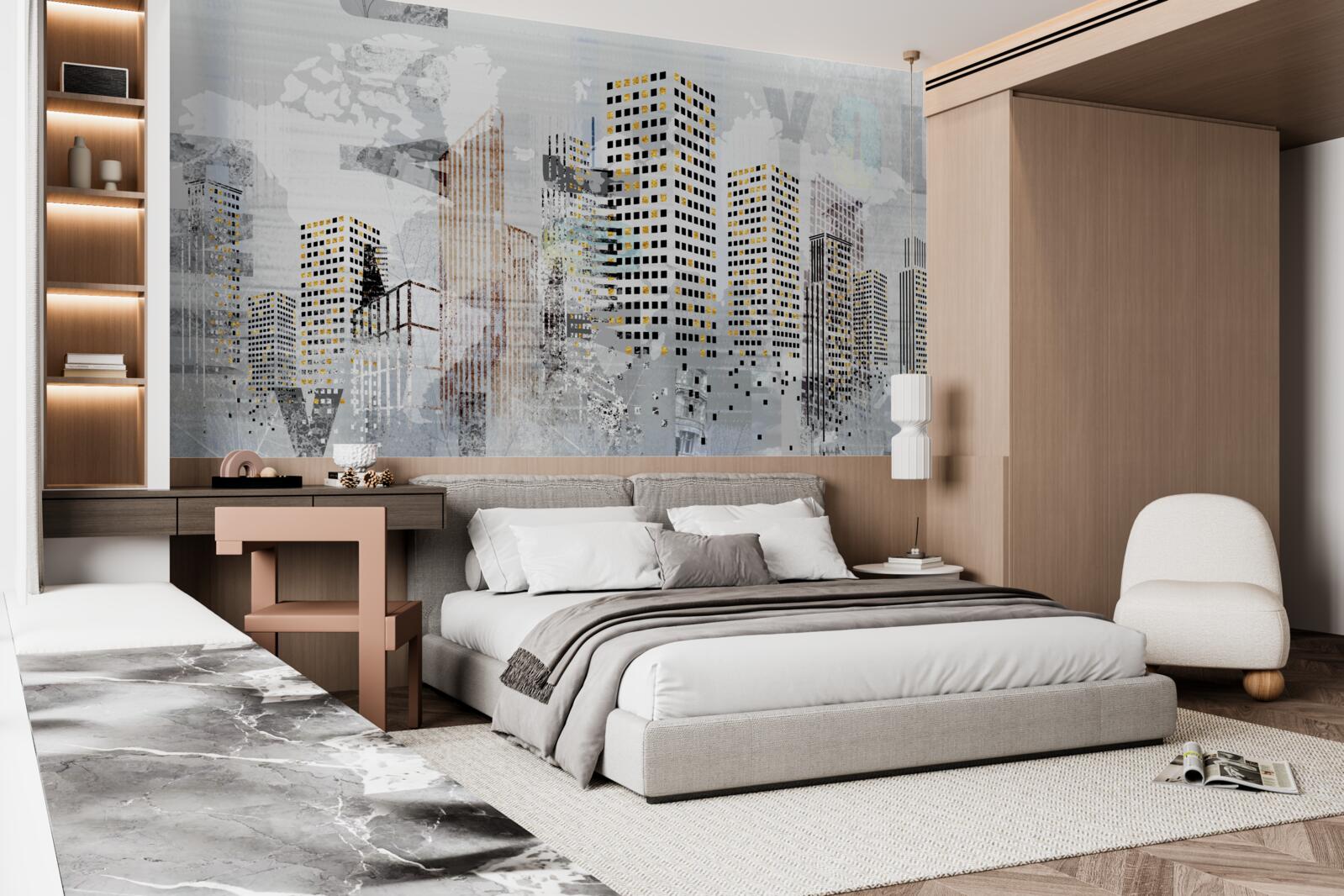 Fototapeta miasto pokazane na zdjęciu