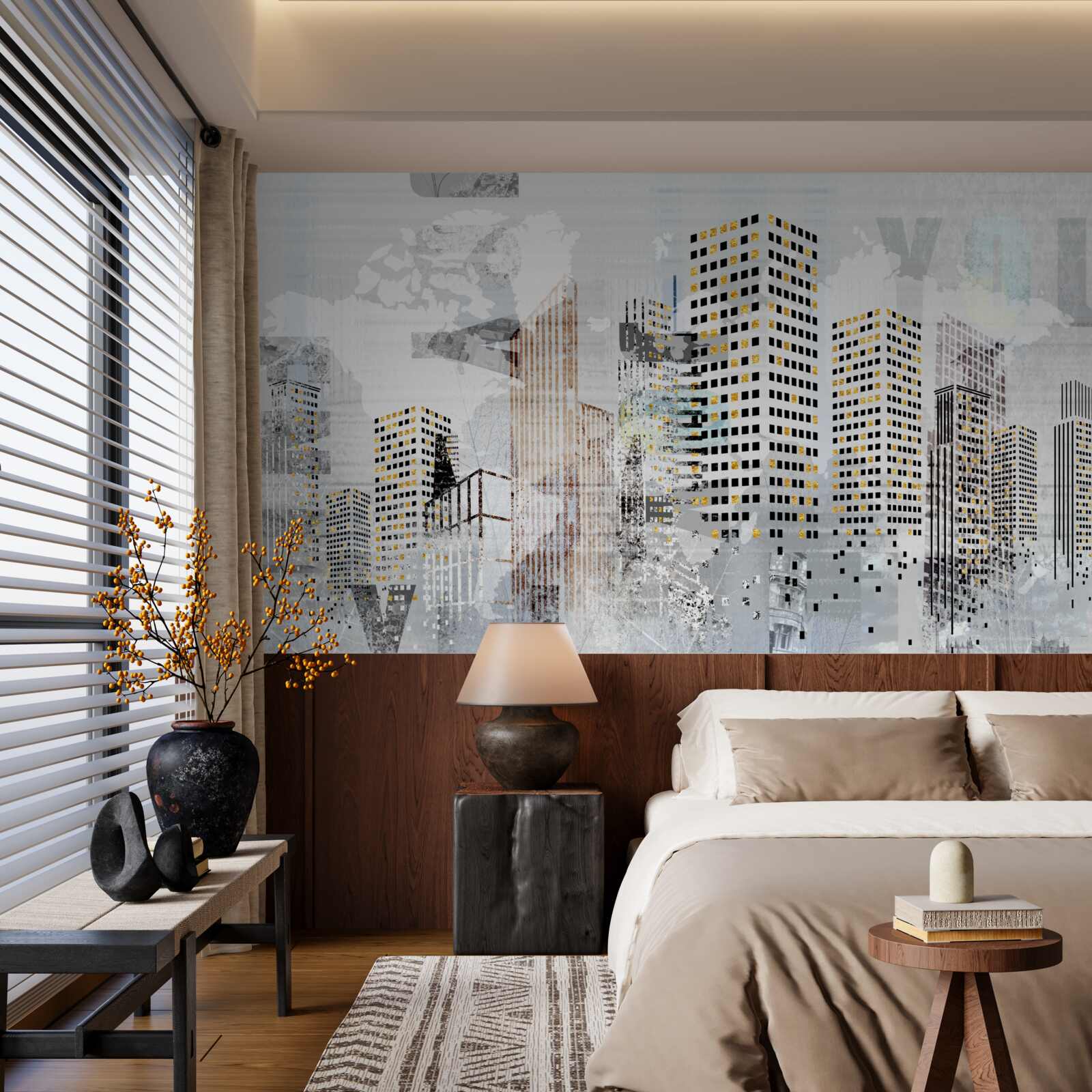 Fototapeta miasto pokazane na zdjęciu