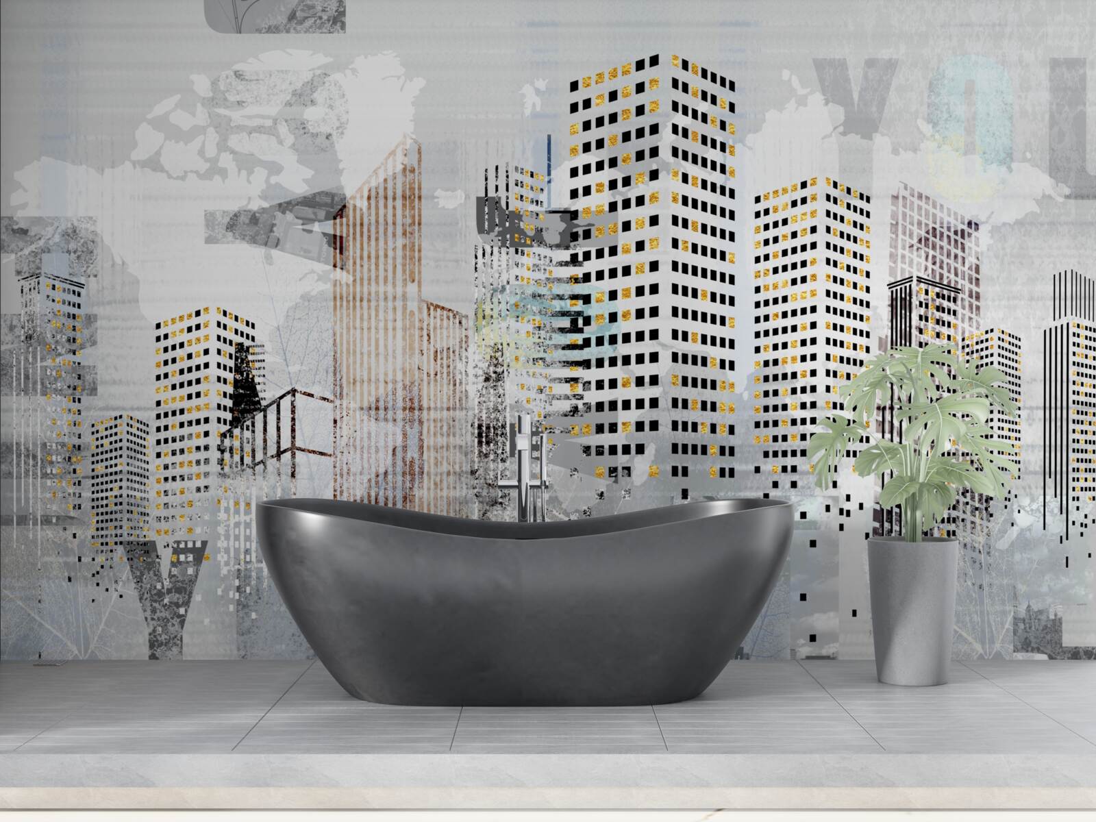 Fototapeta miasto pokazane na zdjęciu