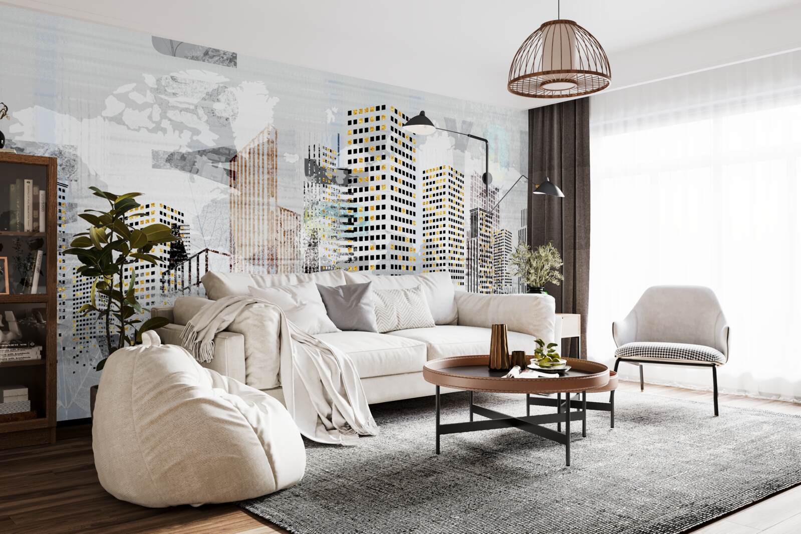 Fototapeta miasto pokazane na zdjęciu