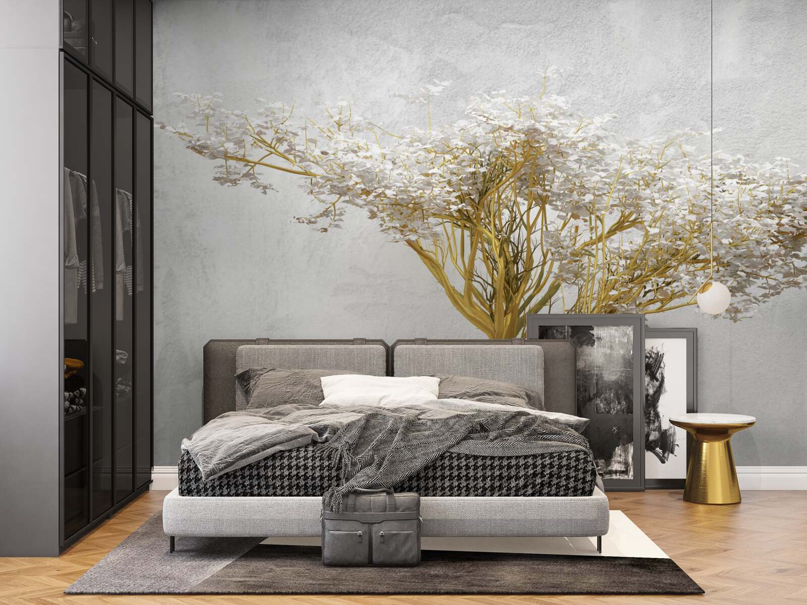 Fototapeta hipnotyzujące drzewo w pełnym rozkwicie