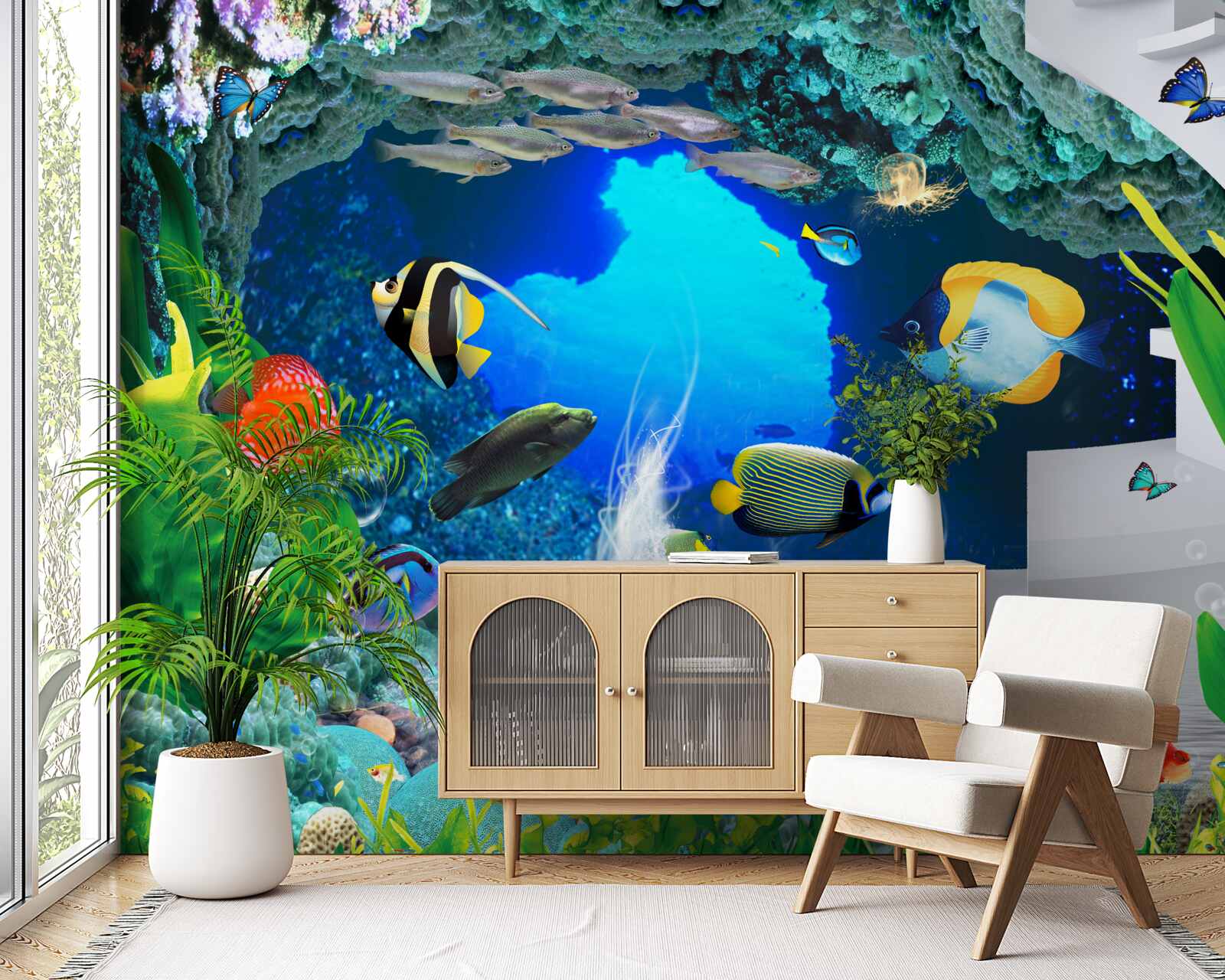 Fototapeta mieszkańcy podwodnych głębin