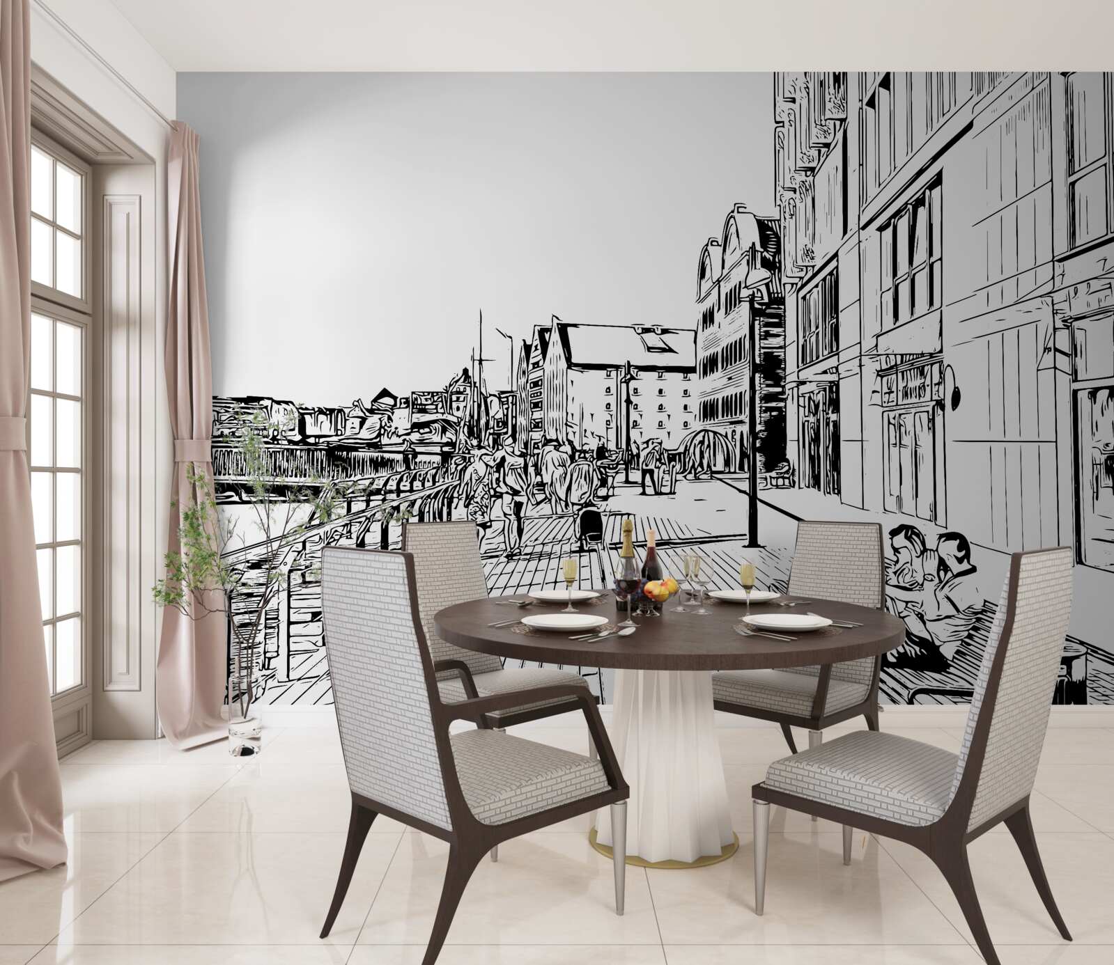 Fototapeta malowniczy nasyp widoczny na zdjęciu