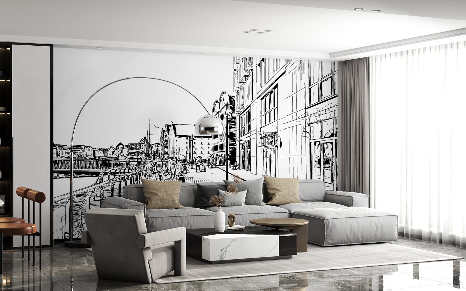 Fototapeta malowniczy nasyp widoczny na zdjęciu