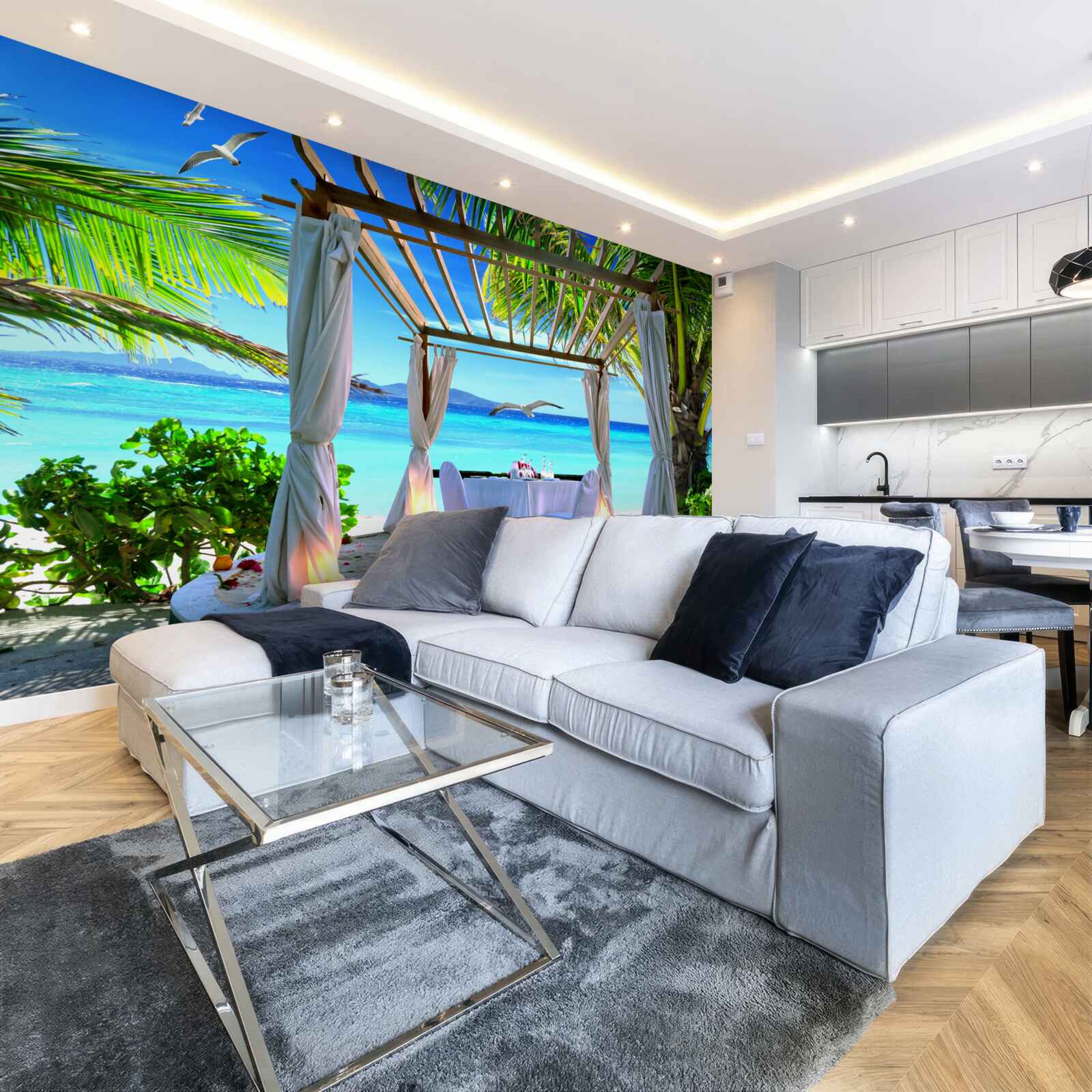 Fototapeta stół plażowy