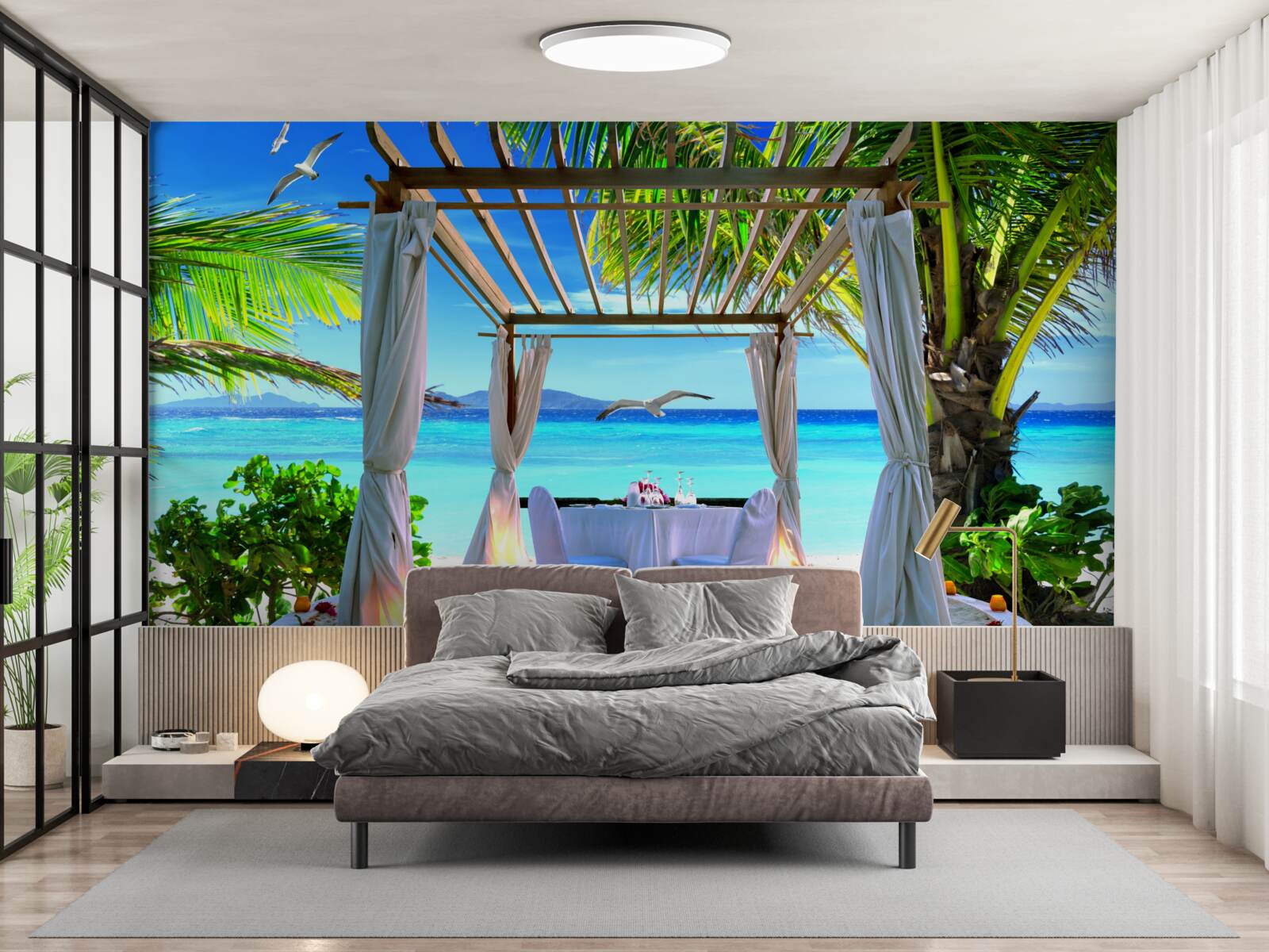 Fototapeta stół plażowy