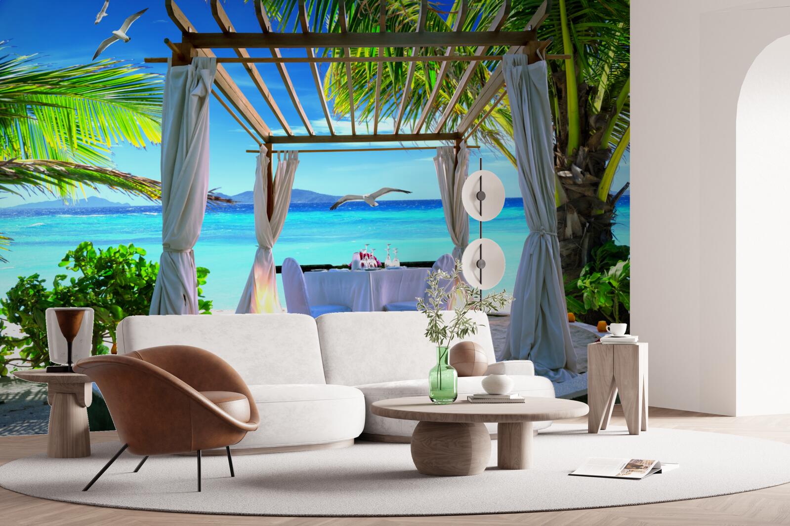 Fototapeta stół plażowy