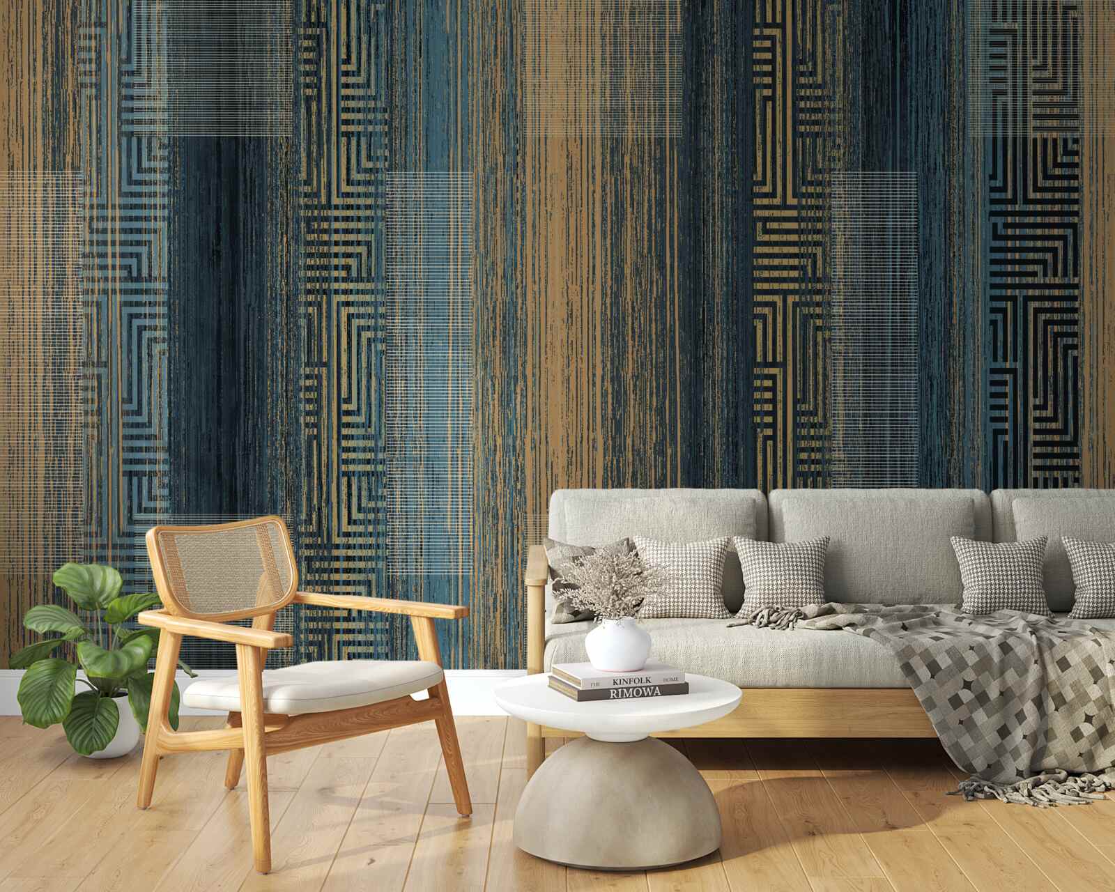 Fototapeta pionowe ciemne linie, które utraciły przejrzystość