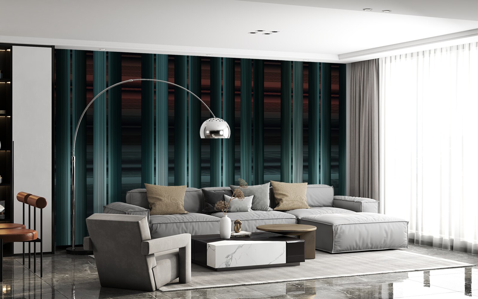 Fototapeta pionowe paski typu wektorowego nieskończonego