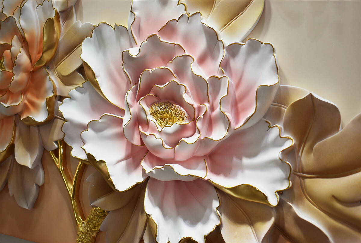 Fototapeta pączek lotosu otworzył się w całej okazałości