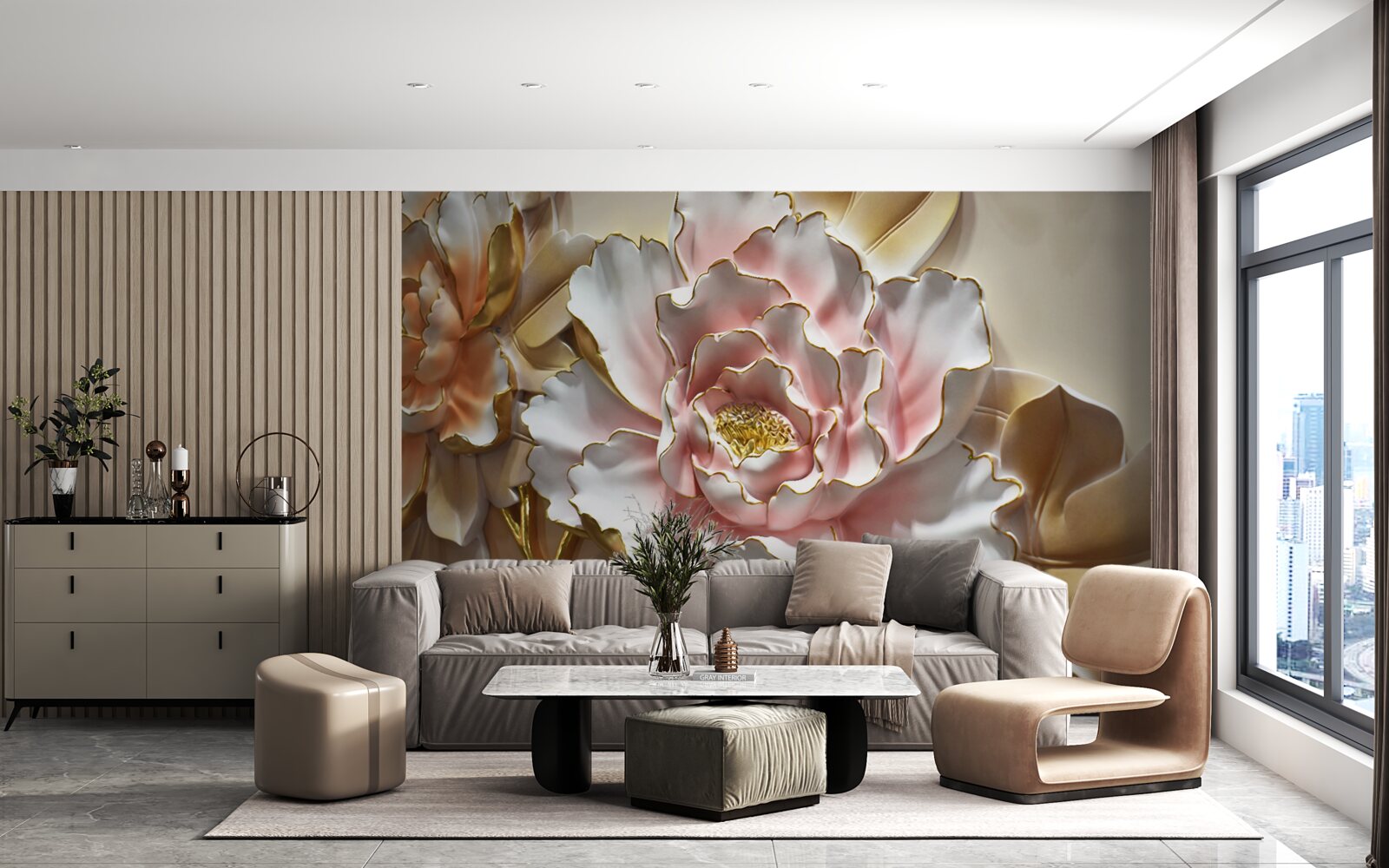 Fototapeta pączek lotosu otworzył się w całej okazałości